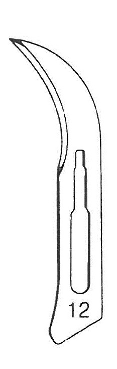 07112-00 : Scalpel blades, sterile, box of 100 fig. 12 | DIFRA-World